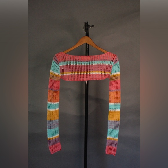 Urban Outfitters Open Knit Shrug Sweater - Picture 5 of 7